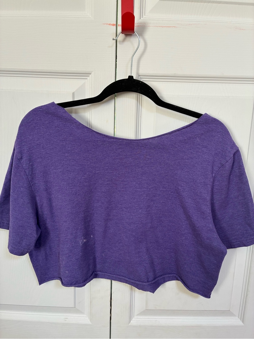 Bacardí Purple Mardi 'Gras' Custom Cropped Tee - Picture 2 of 2